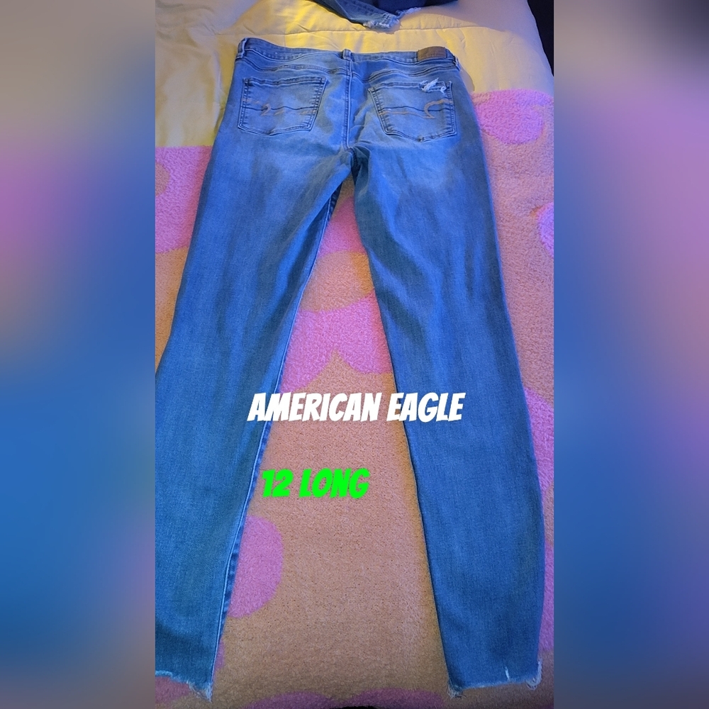 American Eagle Outfitters Women's Blue Jeans